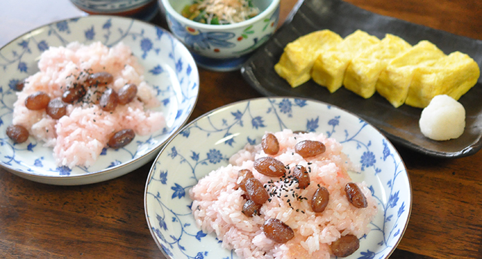 甘納豆のお赤飯